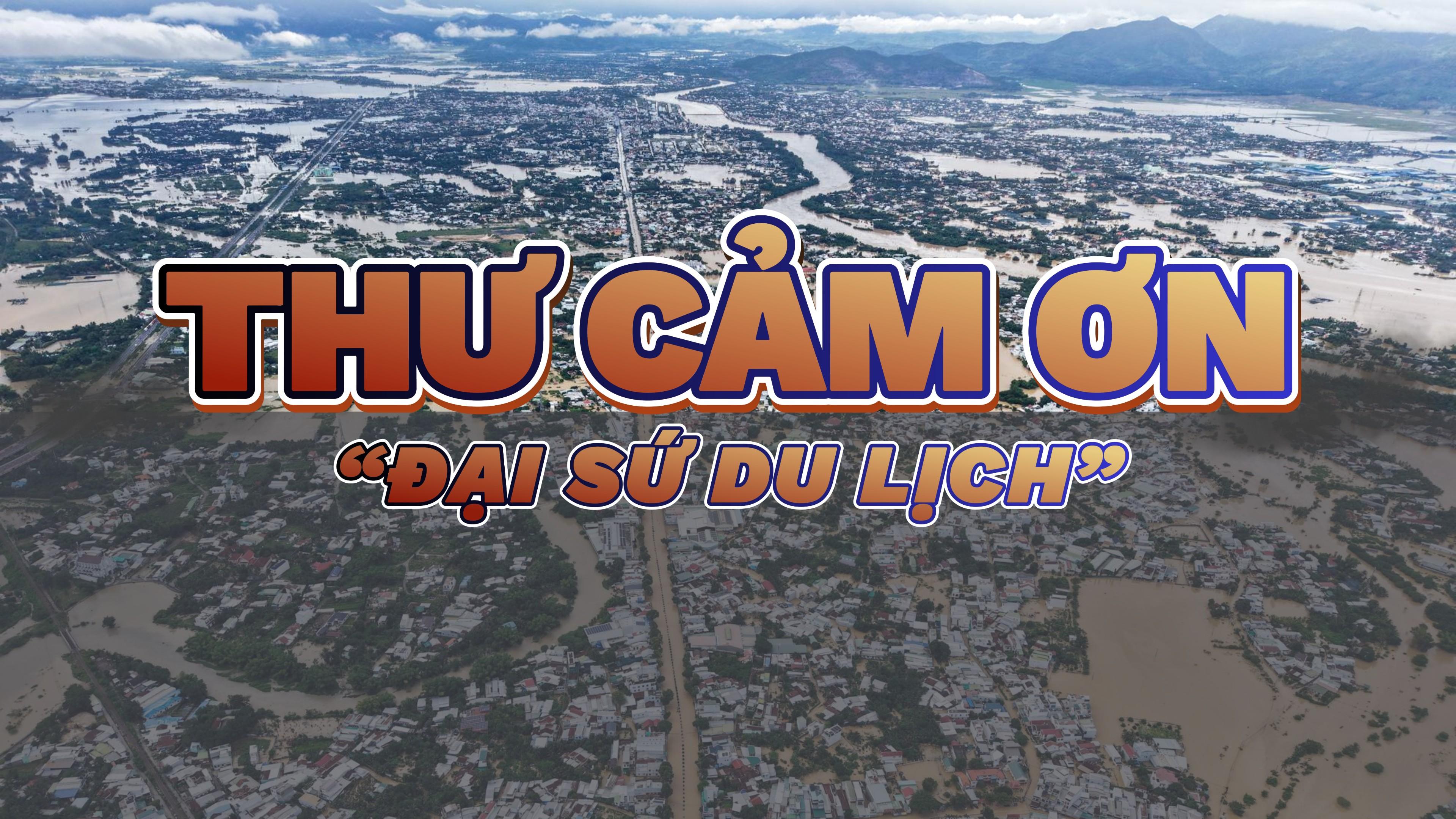 Thư cảm ơn các "Đại sứ Du lịch" đã Hỗ trợ Người dân vùng lũ Khánh Hoà