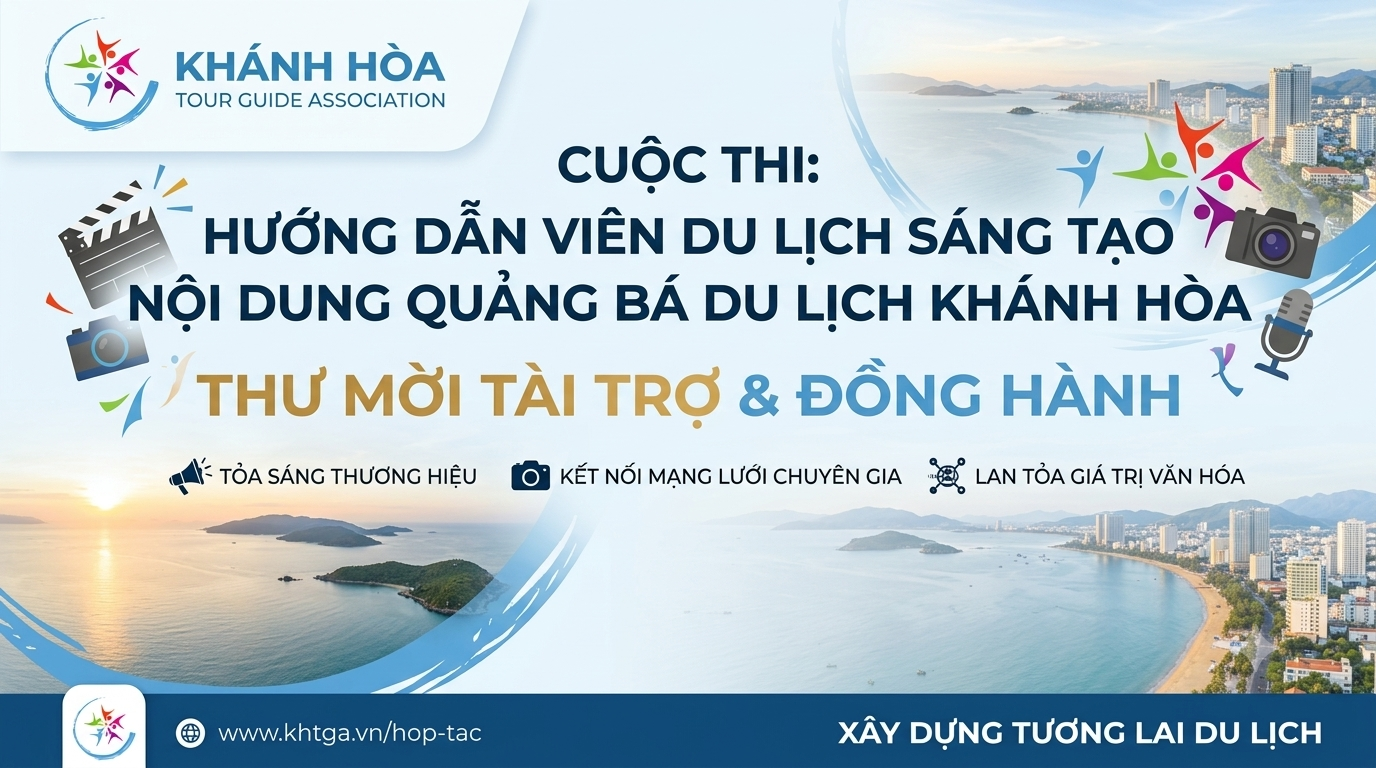 Thư mời đồng hành Cuộc thi Hướng dẫn viên du lịch sáng tạo nội dung quảng bá du lịch Khánh Hòa