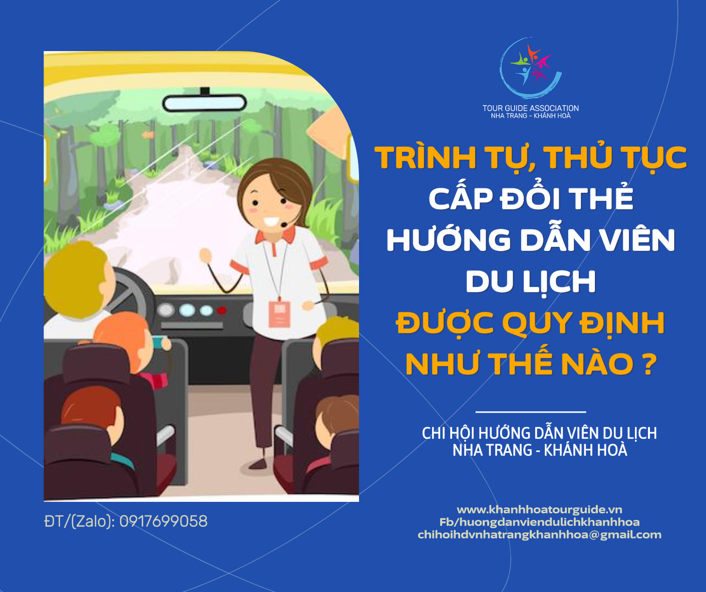 Điều kiện cấp đổi thẻ hướng dẫn viên du lịch